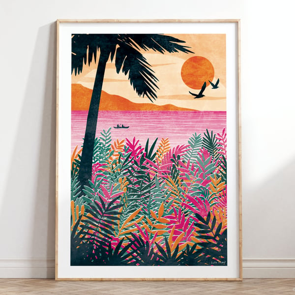 Sundown Art Print