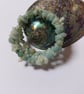 Memory Wire Bracelet with Amazonite, Gemstone Cuff wrap - Image 2