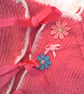 Baby Girl's 4 Piece Dress Set, Hand Knitted Baby Clothes, Custom Make, Baby Gift - Image 7