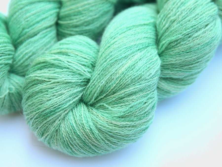 SALE: Sea Breezes - Bluefaced Leicester laceweight yarn