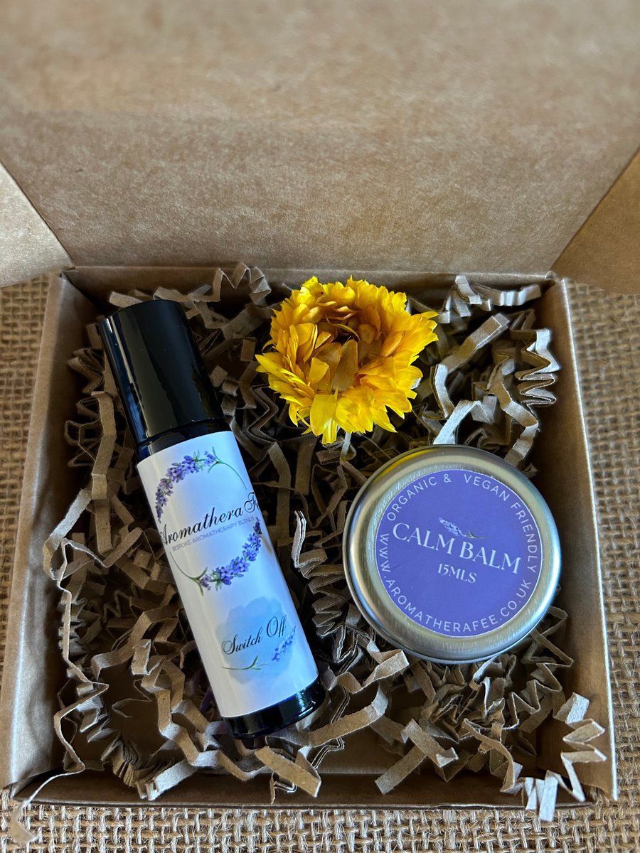 Aromatherapy Rollerball & Balm Gift Set - Wellbeing Gift