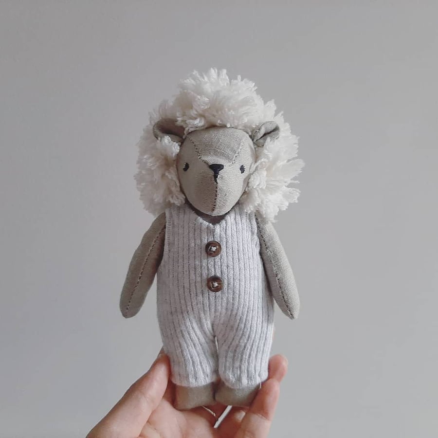 Lion, Soft Sculpture, Stuffed Animal, Toby