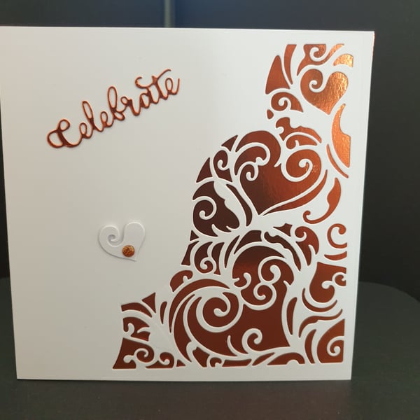 Handmade celebration card