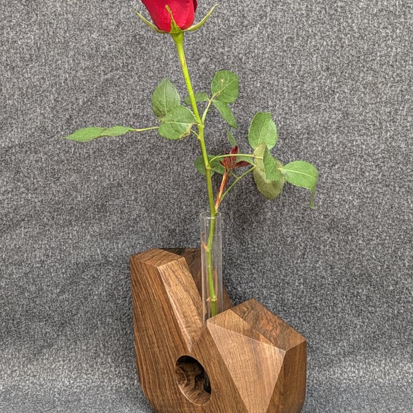 English Walnut wooden  flower pot 