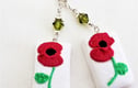 Red /  Brown Earrings