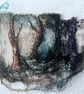 Rooted in the Frost, original mixed media artwork