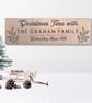 Personalised Christmas Time Wood Sign - 4 colours - Image 4