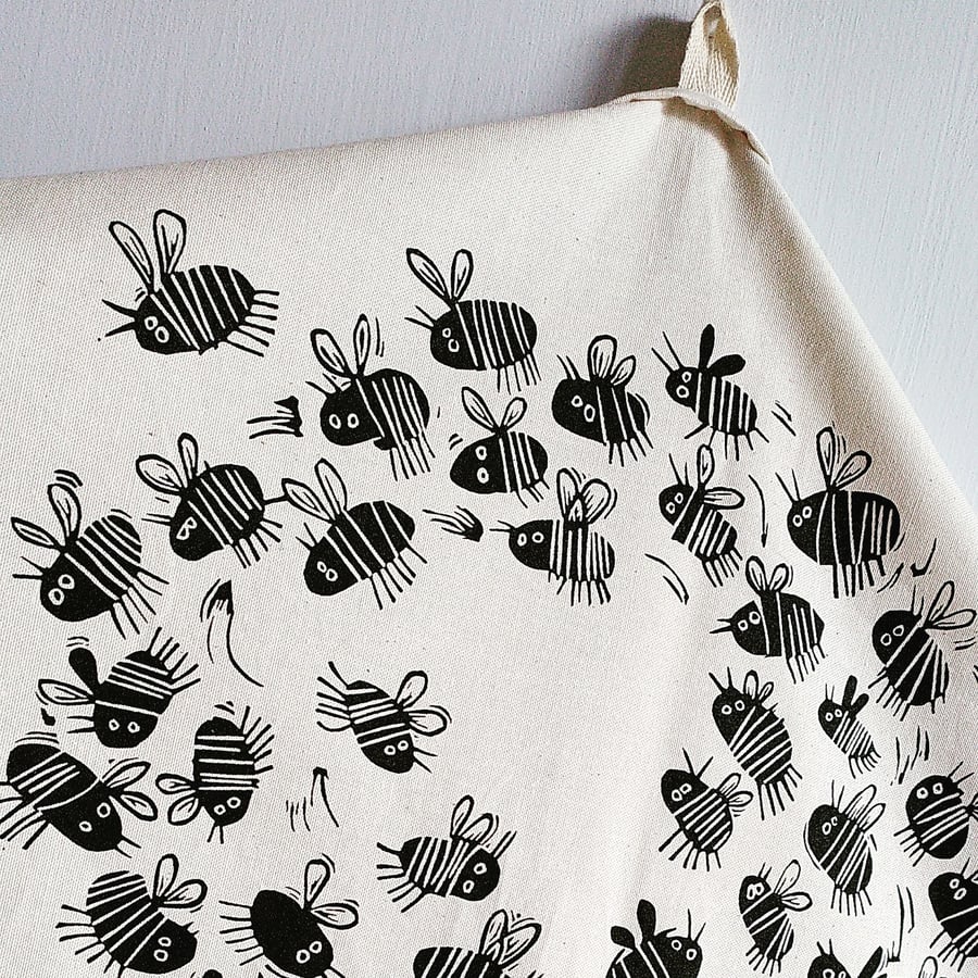 Swarm of Bees - tea towel