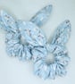 Easter Bunny Scrunchies, Easter Rabbit Scrunchies, Scrunchies with Bow - Image 6