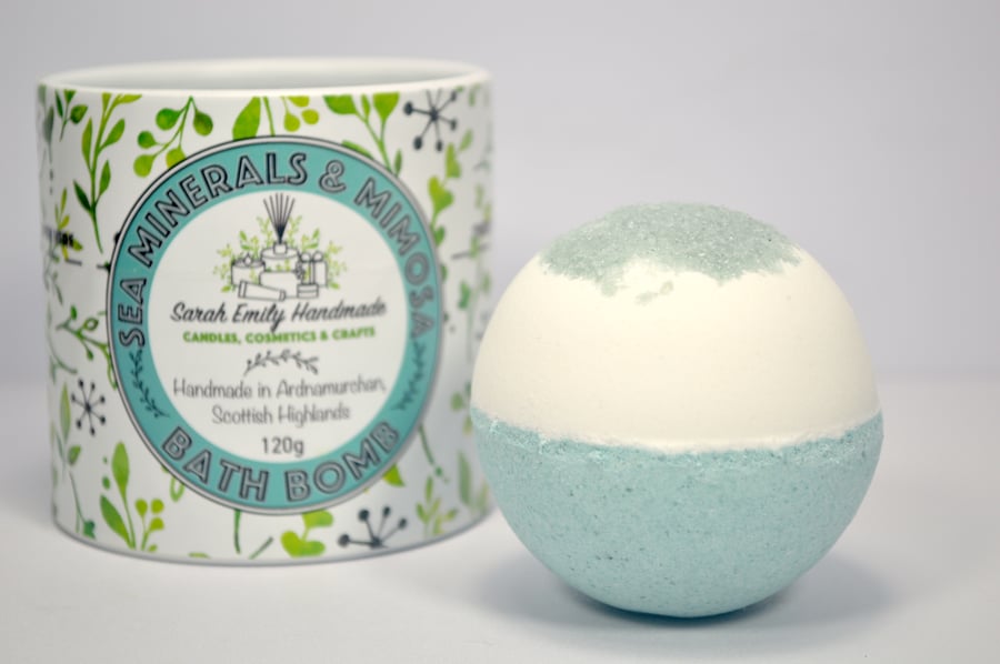 Sea Minerals & Mimosa Bath Bomb