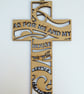 Wooden cross - As for me and my house