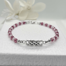 Crystal Infinity Knot Bracelet