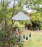 Stained Glass Large Rain Cloud - Handmade Hanging Window Decoration - Image 6
