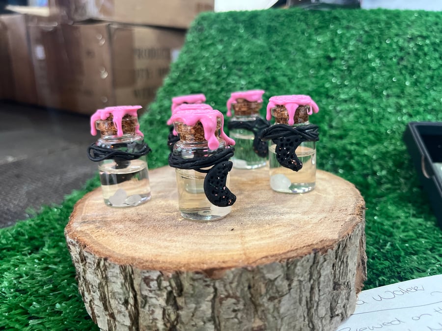 New moon - moon water with rose quartz