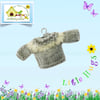 Grey and Cream Jumper to fit the Little Hug Dolls