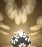 Cool Sage Daisy Gourd Lamp - Image 3