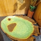 Handmade Fish Platter, Perfect for Nibbles and Cakes, Wedding Gift