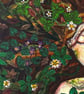 Forest Take Me, Reimagined - Original A4 Dark Botanical Woodland, unframed - Image 2