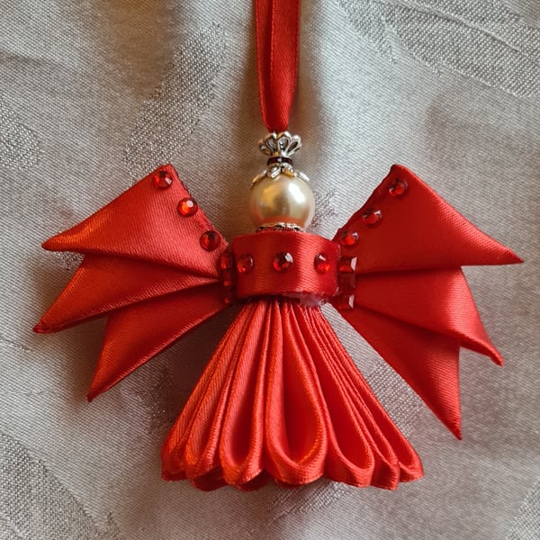 Ribbon Angel - Red