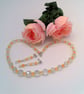 Citrine & Vintage Crystal Beaded Necklace & Earrings, Gift for Her, Mother's Day - Image 8