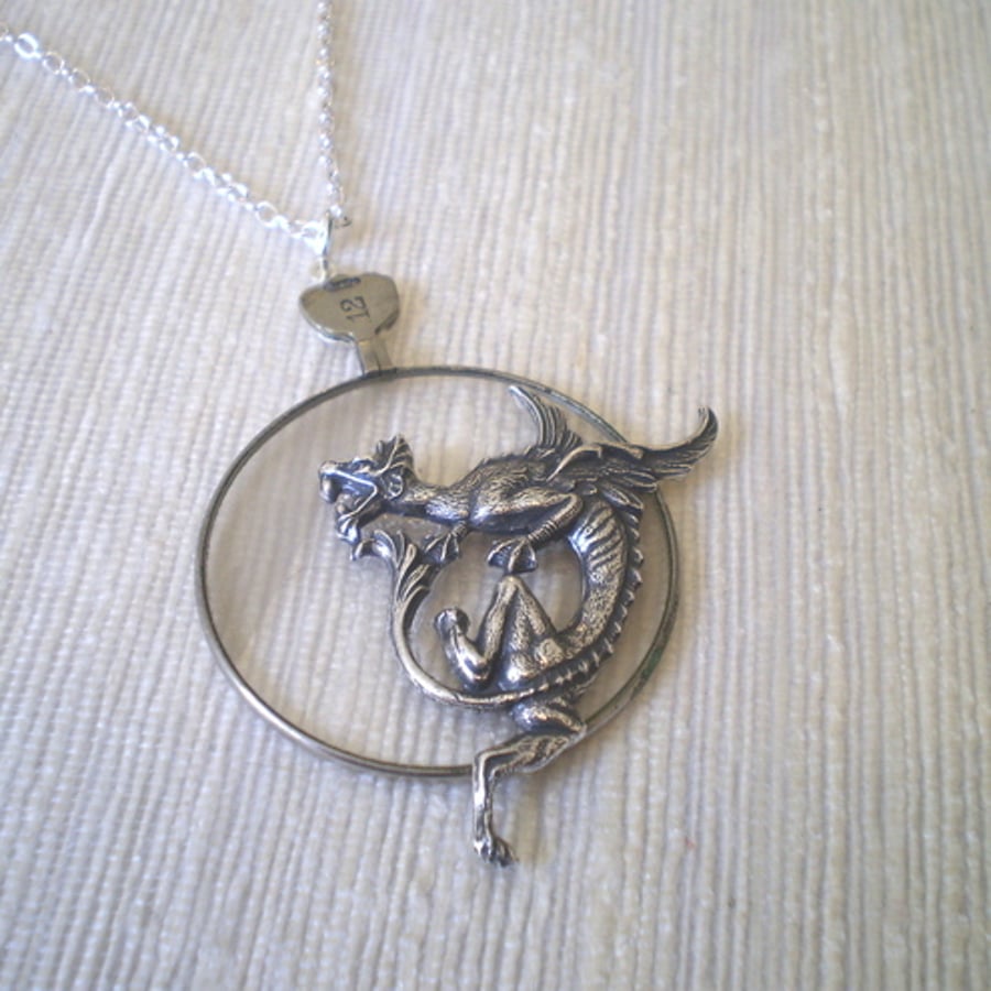 Steampunk "Eye Of The Dragon" Necklace