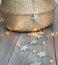 Planet Friendly Pale Blue Star Garland