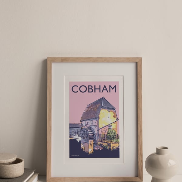 Cobham Mill, Surrey Giclee Travel Print