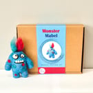 Monster Mabel Felting Kit: Beginner Needle Felting Craft