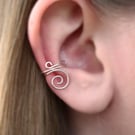 Minimalist Ear Cuffs, No Piercing Earrings Sterling Silver