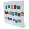 Personalised birthday card with name - Aba
