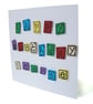 Personalised birthday card with name - Aba