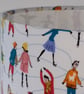   Little Ice Skaters Lampshade 20cm x 16cm - Image 2