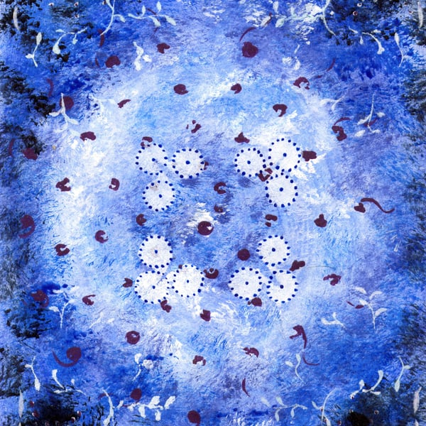 Mists, unmounted A4 handmade picture
