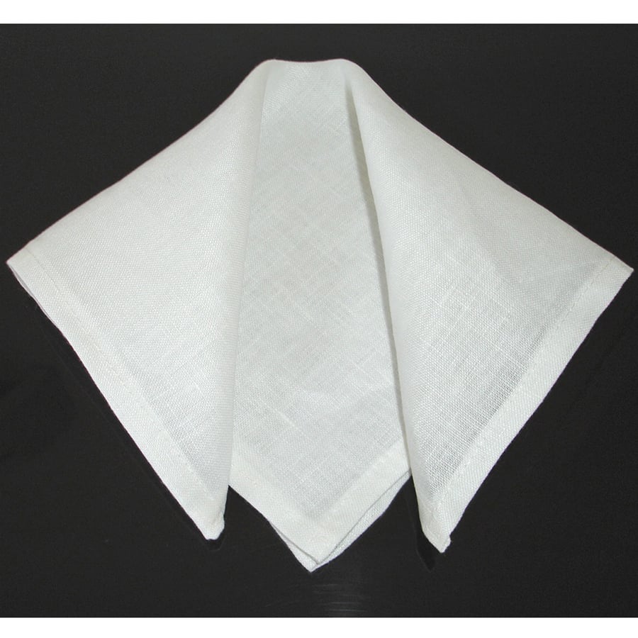 Napkin White Linen 12" SMALL Serviette
