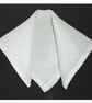 Napkin White Linen 12" SMALL Serviette - Image 1