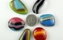 Fused glass cabochons for crafting