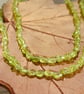 Peridot Two Strand Necklace, August Birthstone Jewellery