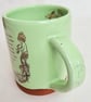 Handmade Little Mermaid mug, Hans Andersen - Image 5