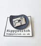 Button Brooch Featuring a Ceramic Dog Button - Various dogs - Image 4