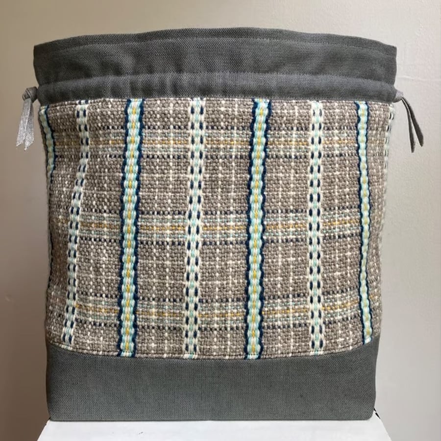 Cariad Bag - Spring Pastels 2. Handwoven in Wales