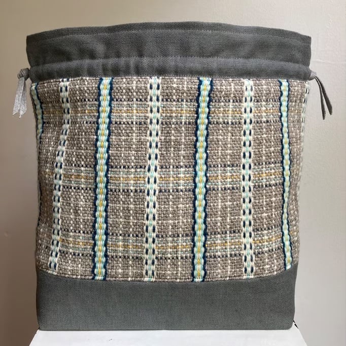 Cariad Bag - Spring Pastels 2. Handwoven in Wales