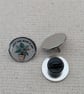 Just One More Plant - Plant Themed Badge - Large Resin Topped Pin Badge - White - Image 2