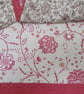 Traditional Red and Cream Patchwork Quilt - Image 9