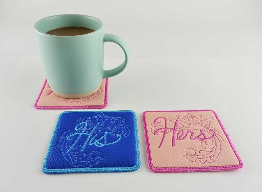 His and Hers coasters