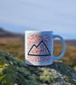 Copa cant Cymru Mug - The 100 Highest Mountains in Wales Mug - Hiker gift
