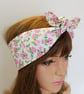 Retro style cotton head scarf self tie headband women bandanna - Image 2