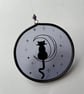 Summer Seconds Stained Glass Cat Roundel - Image 2