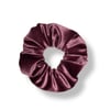Grape Velvet Scrunchie - Large