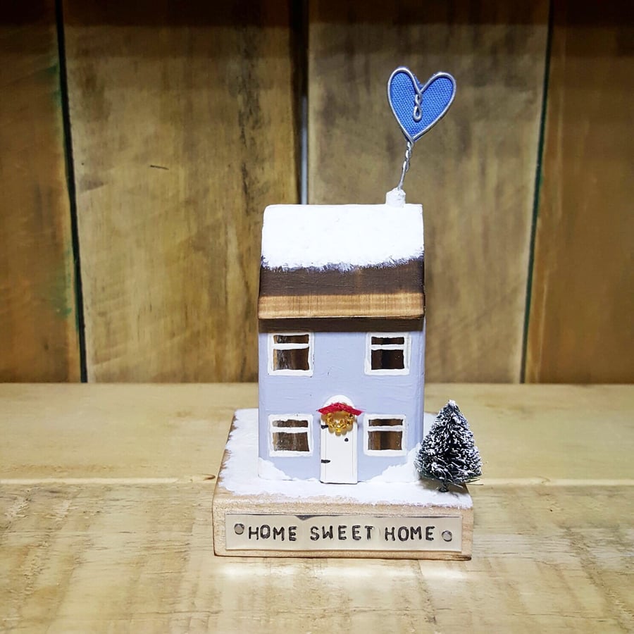 Christmas Snowy Cottage Gift for Home