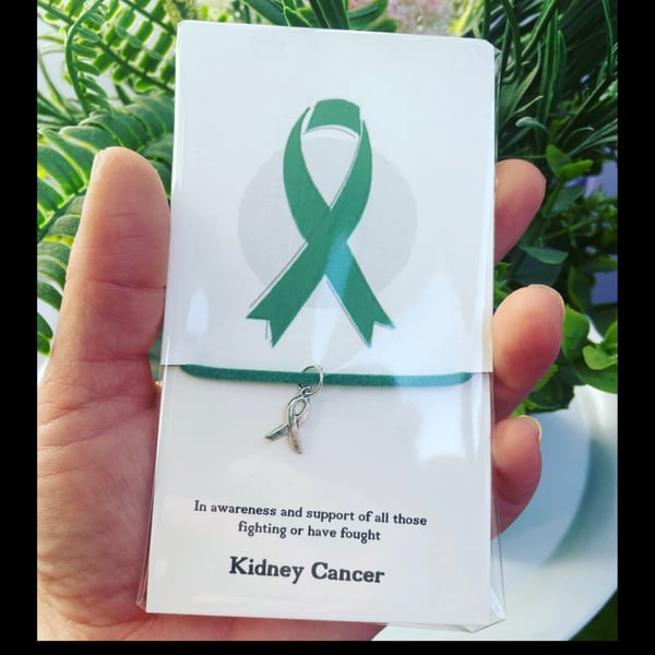 In awareness and support of kidney cancer awareness wish bracelet gift